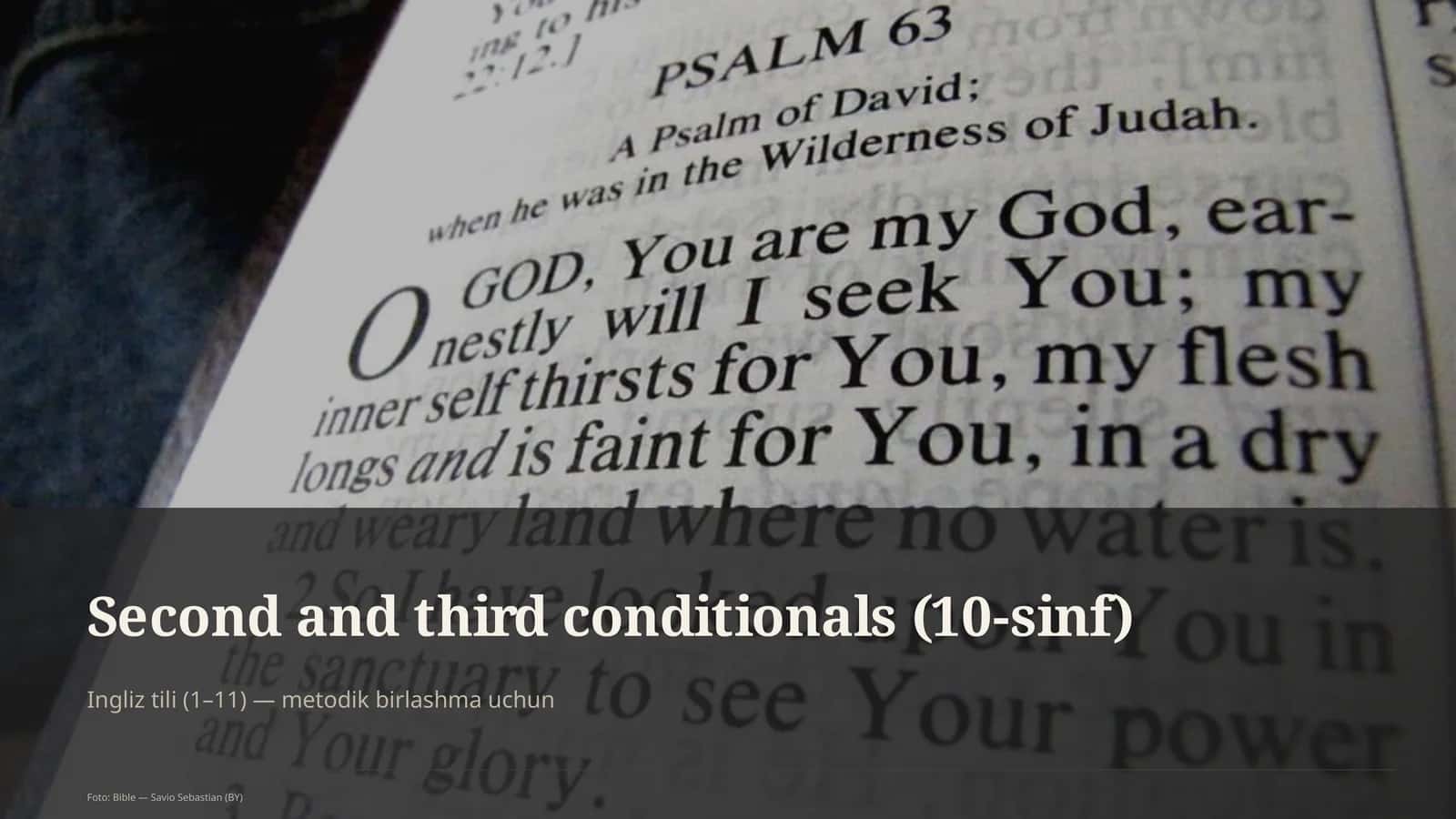 Second and third conditionals (10-sinf)