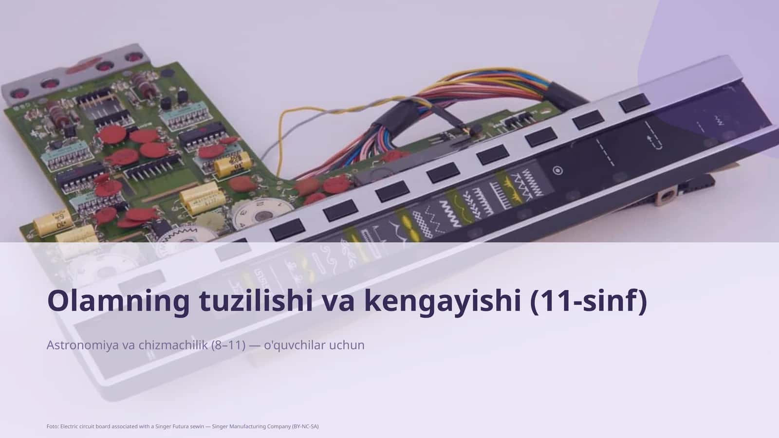 Olamning tuzilishi va kengayishi (11-sinf)