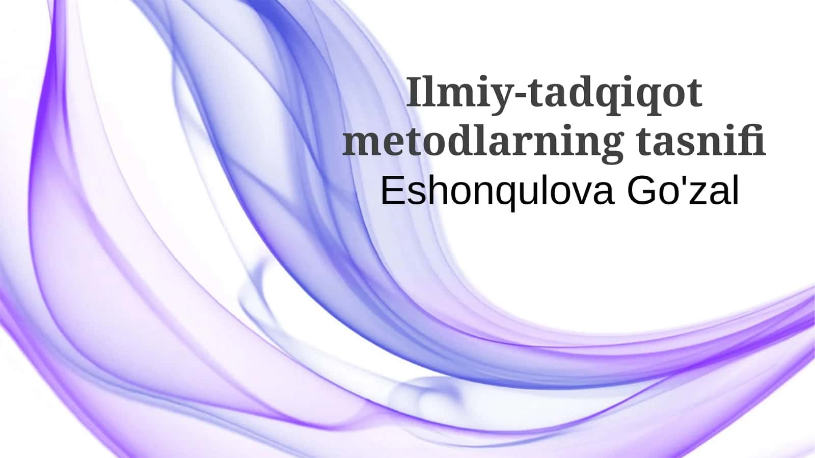 Tajriba-sinov tadqiqoti