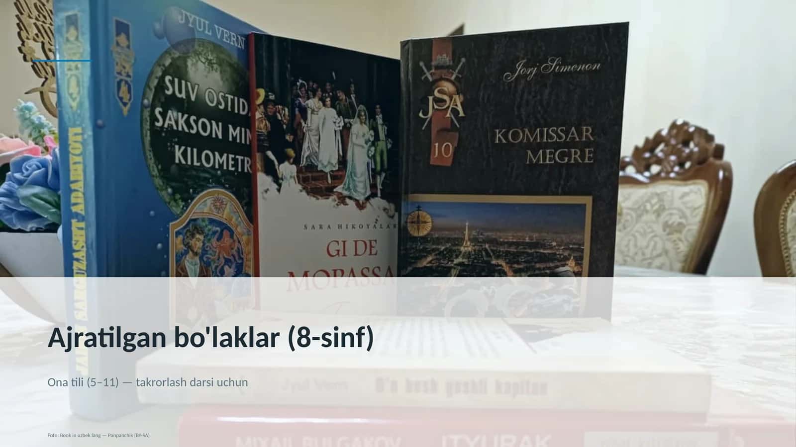 Ajratilgan bo'laklar (8-sinf)