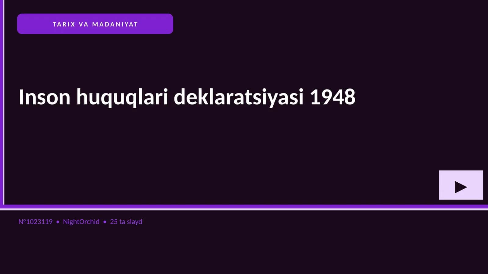 Inson huquqlari deklaratsiyasi 1948