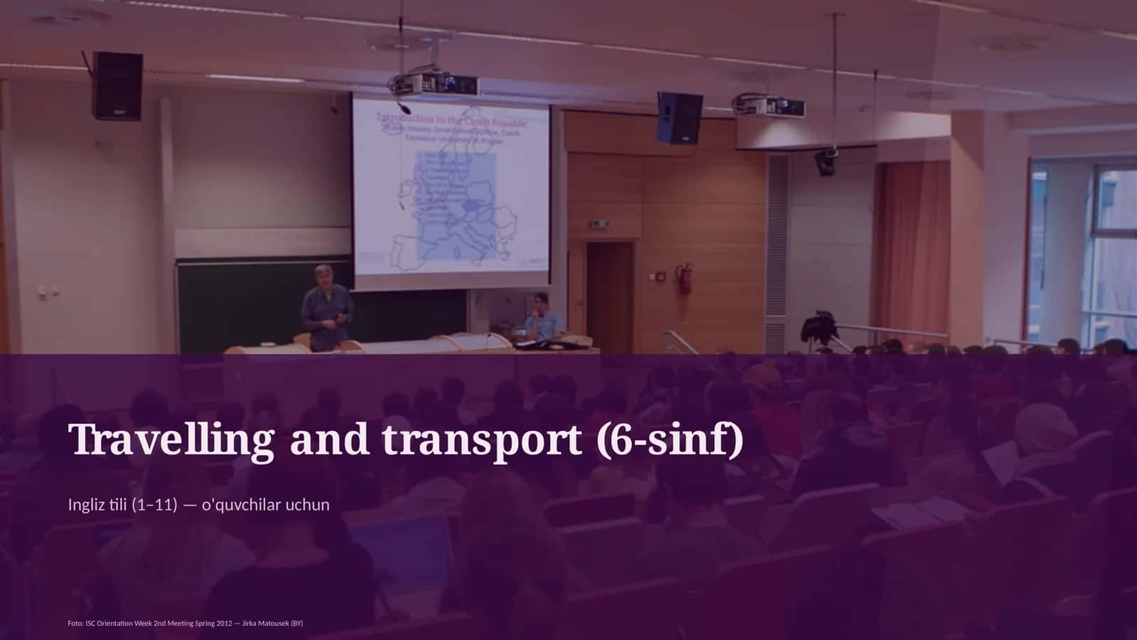 Travelling and transport (6-sinf)