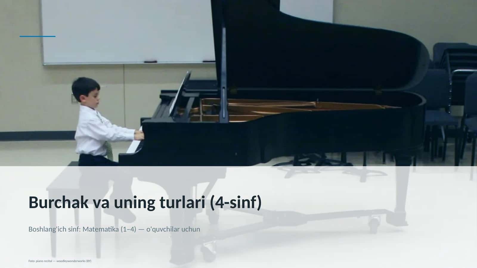 Burchak va uning turlari (4-sinf)