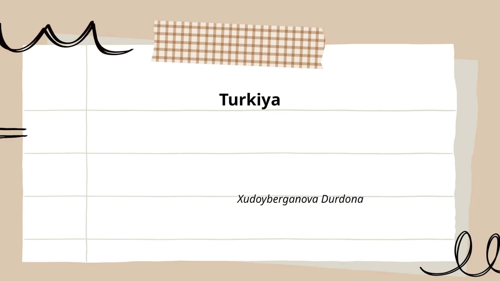 Turkiyaning tarixi