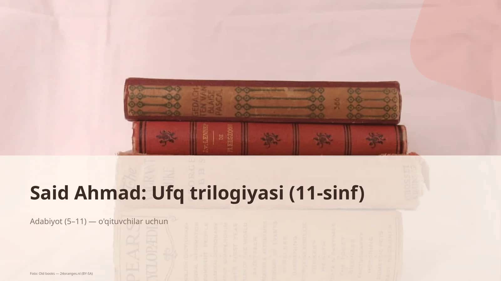 Said Ahmad: Ufq trilogiyasi (11-sinf)