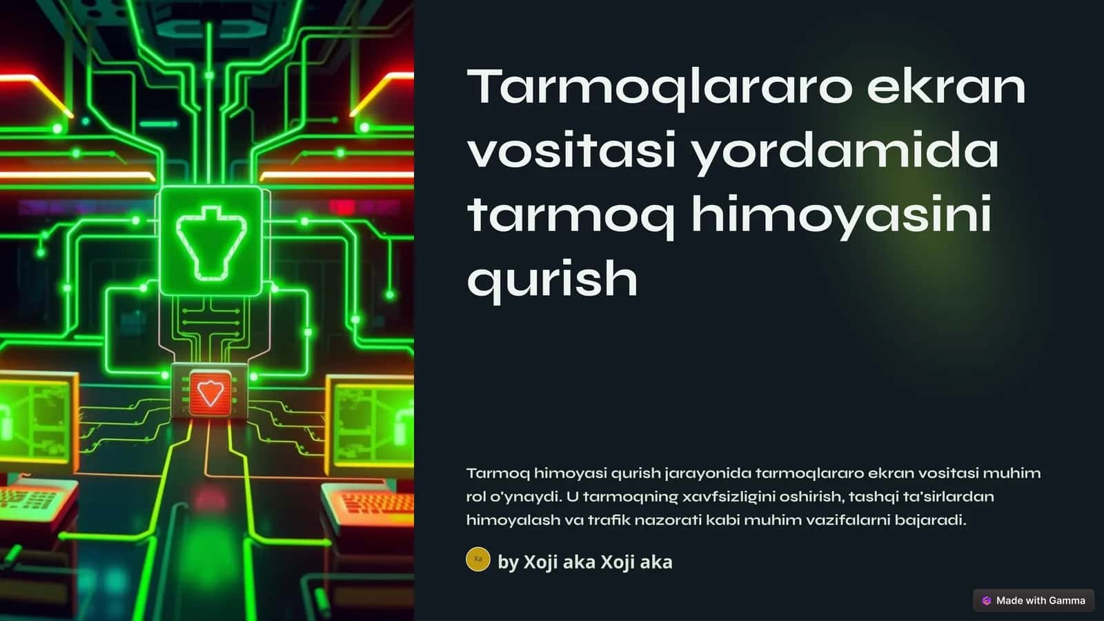 Tarmoqlararo ekran vositasi