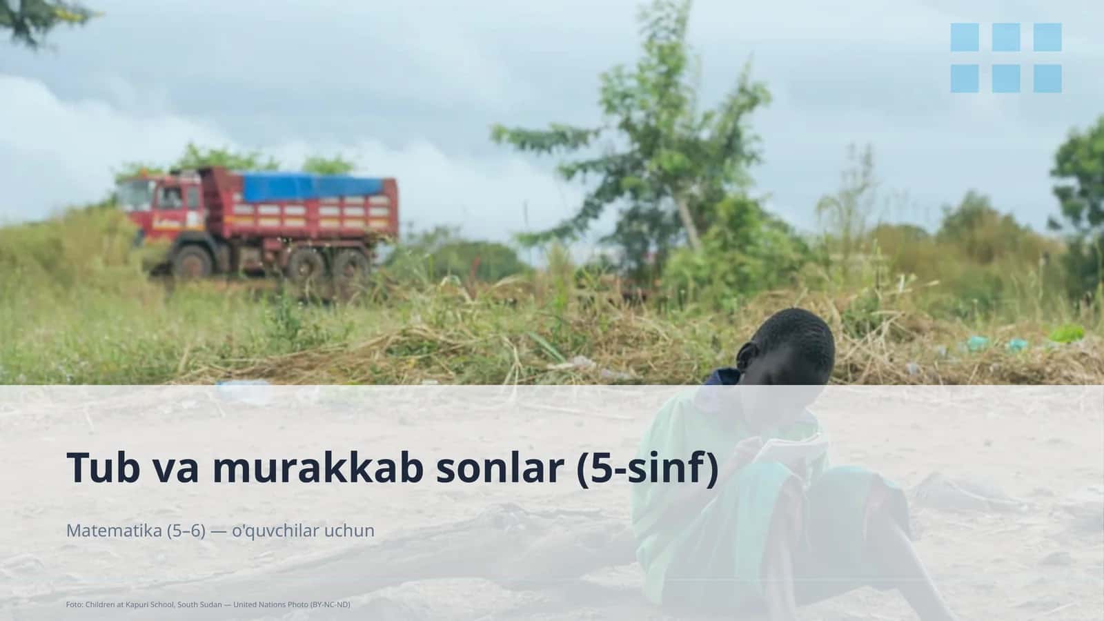 Tub va murakkab sonlar (5-sinf)