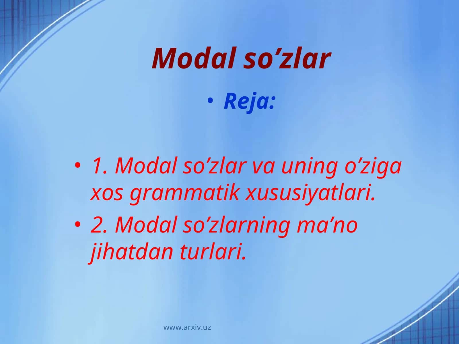 Modal so’zlar