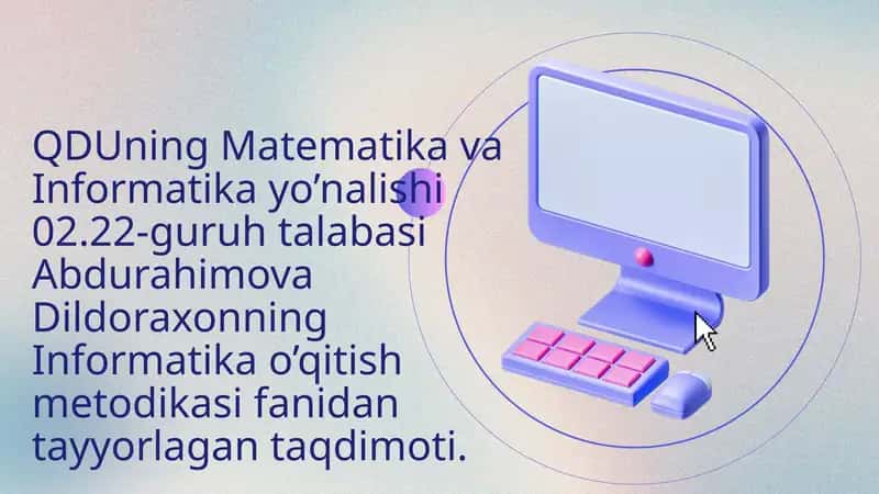 O’qitishning didaktik tamoyillarini yaratish g’oyalari.