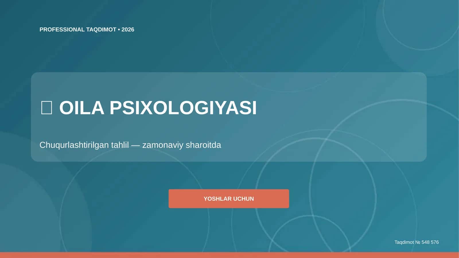 OILA PSIXOLOGIYASI