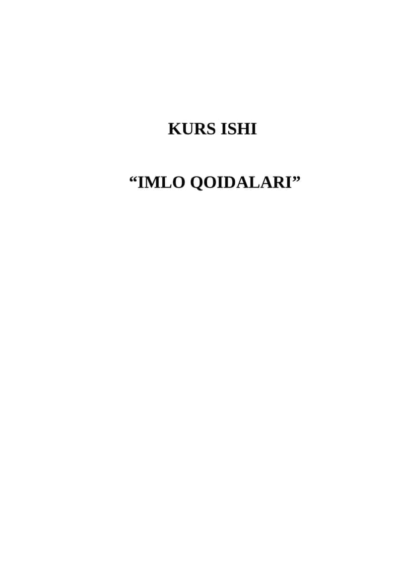 IMLO QOIDALARI