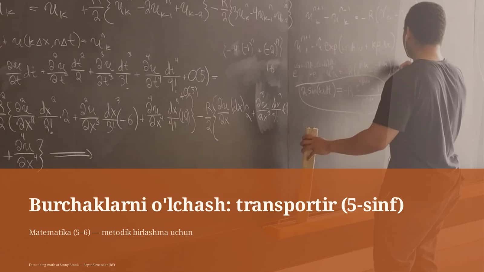 Matematika (5–6) — metodik birlashma uchun