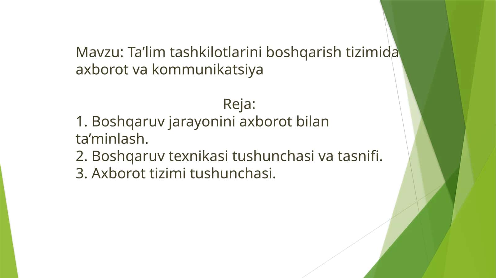 Ta’lim tashkilotlarini boshqarish tizimi