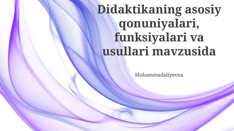 Didaktika usullari