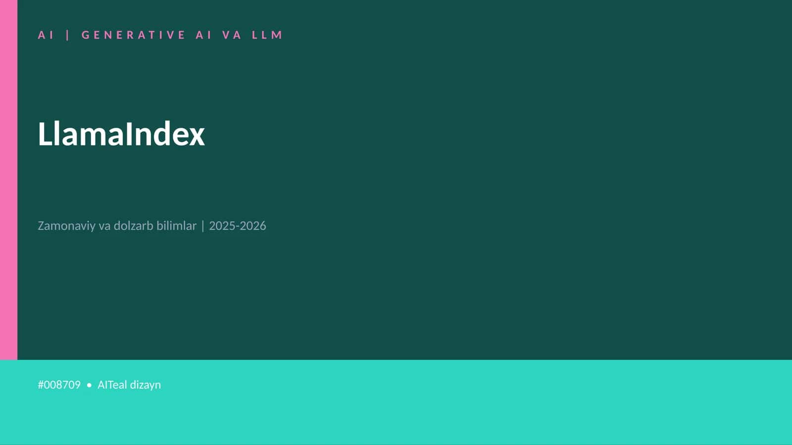 GENERATIVE AI VA LLM