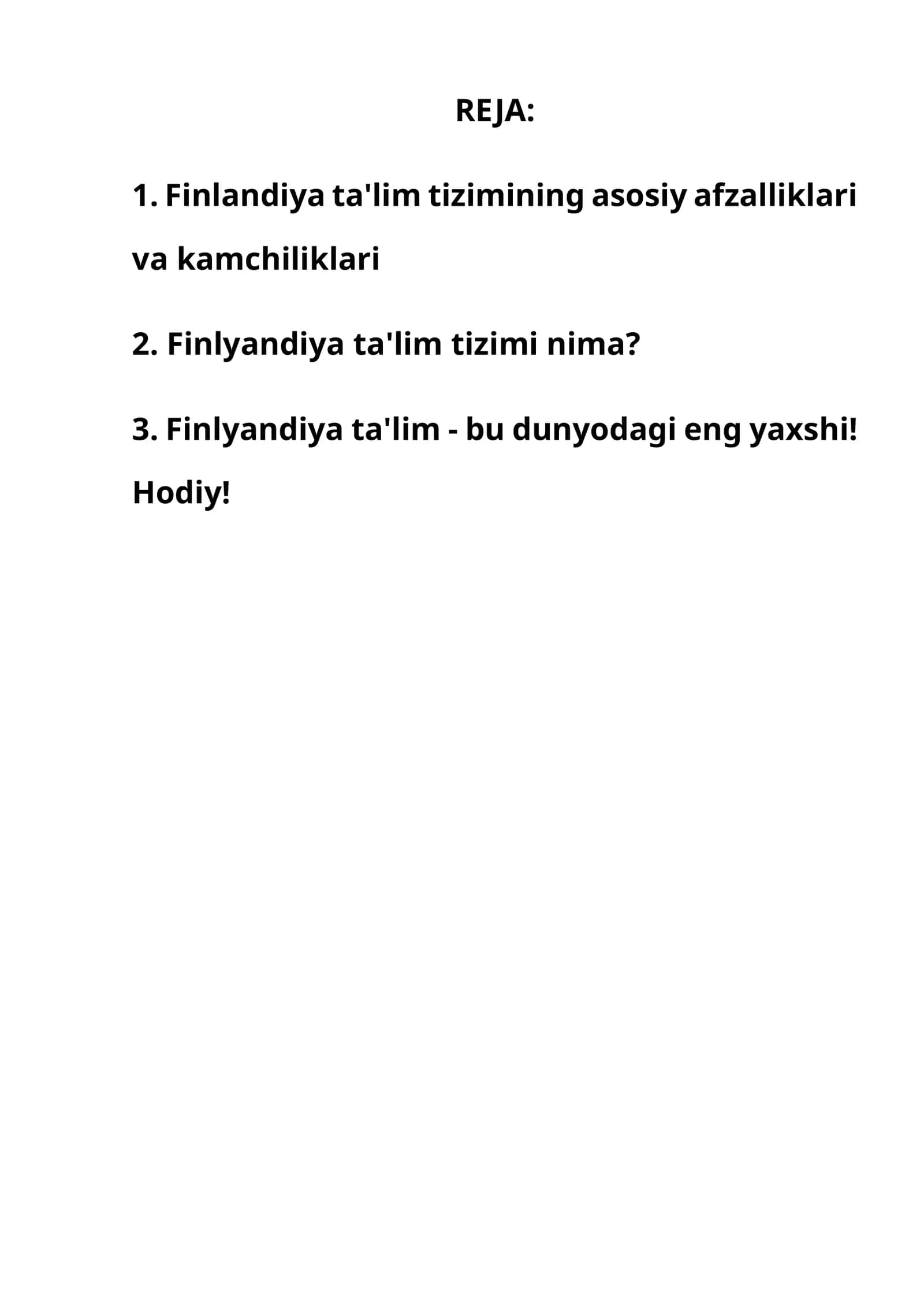 Finlandiya ta'lim tizimi