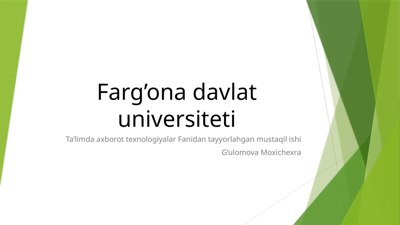 Windows OT ini o'z kompyuterga o`rnatish