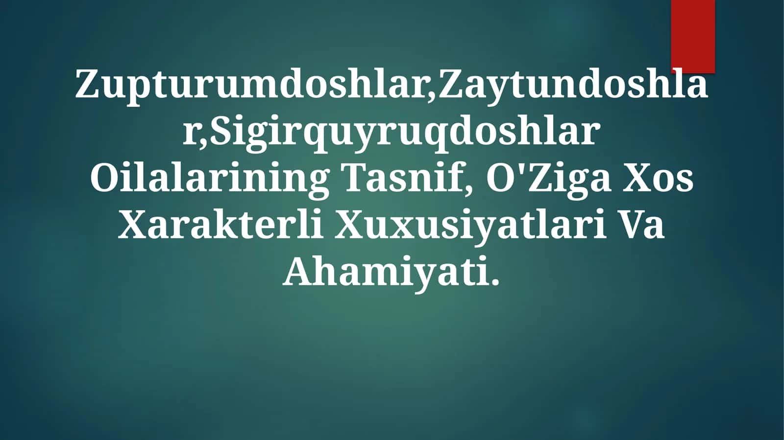 Zaytundoshlar Oilasi