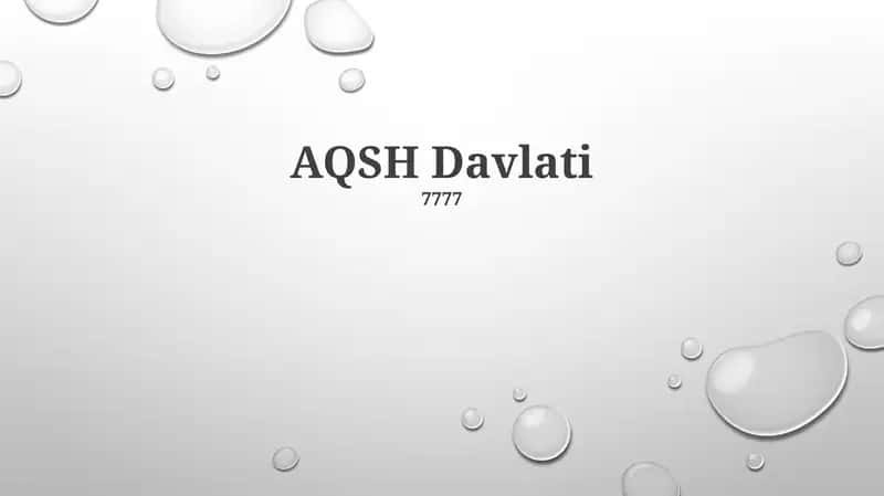 AQSH Davlati