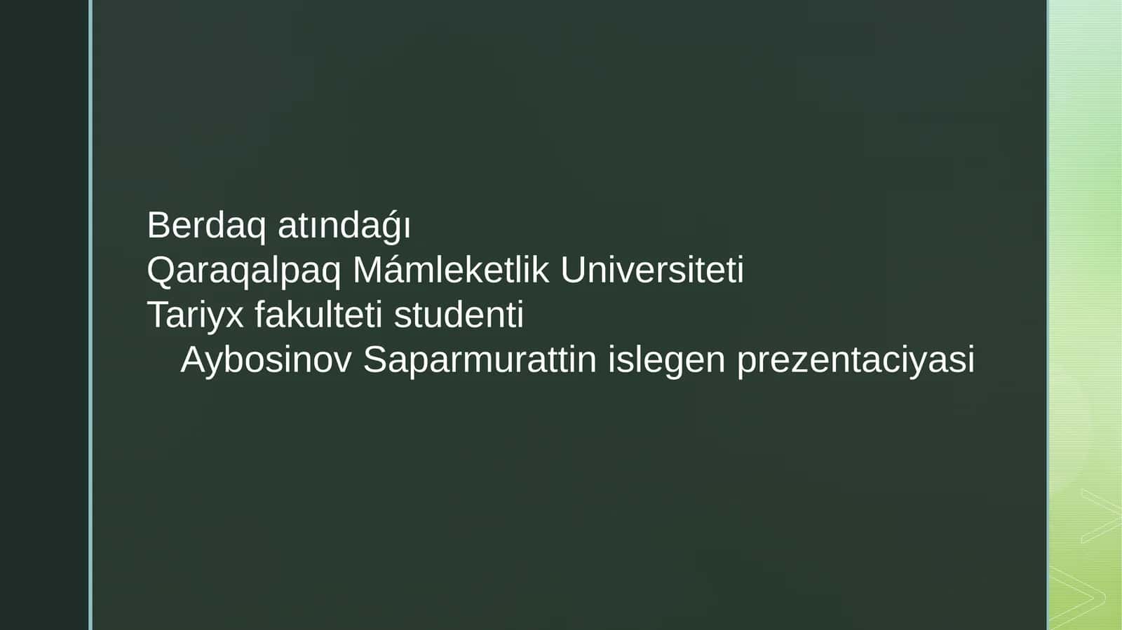 Qaraqalpaq xaliqqosiqlari