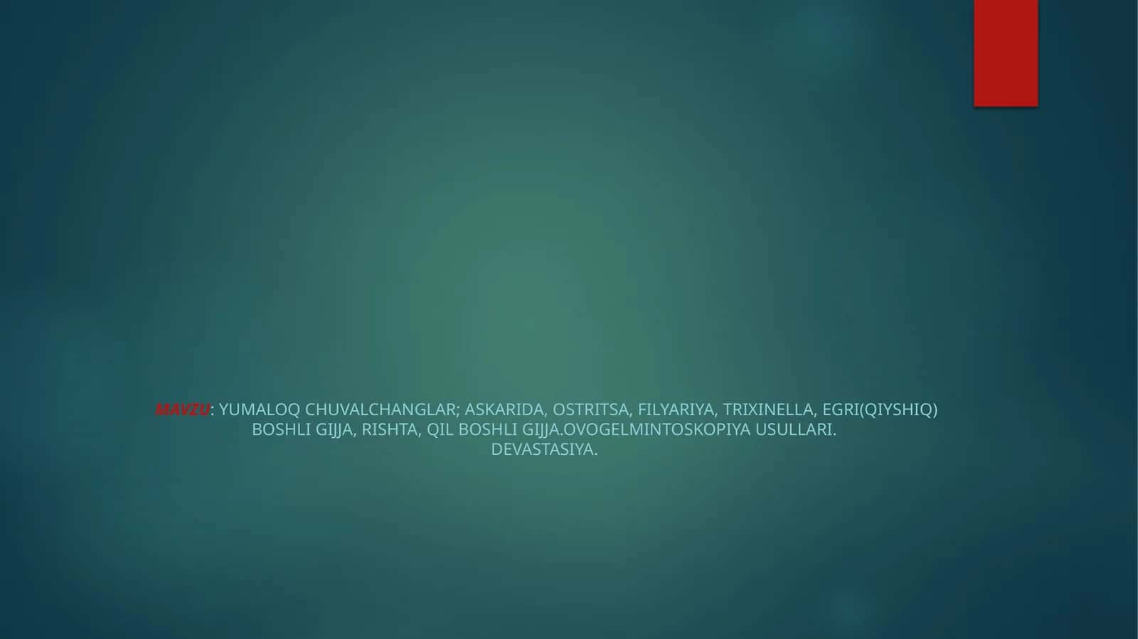 Yumaloq chuvalchanglar