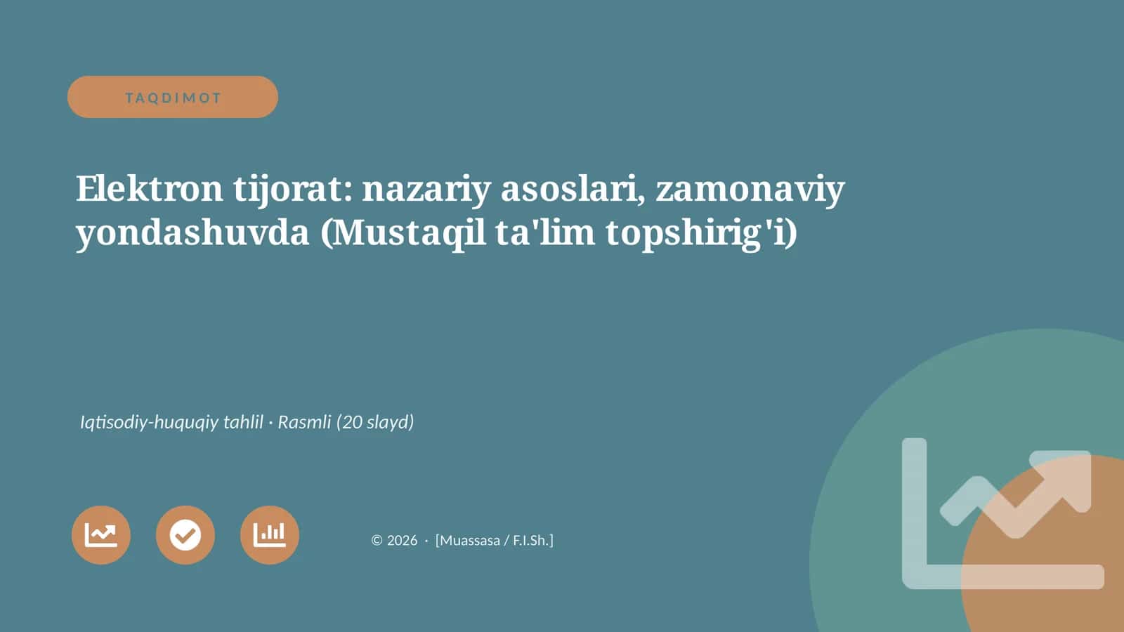 Elektron tijorat: nazariy asoslari, zamonaviy yondashuvda