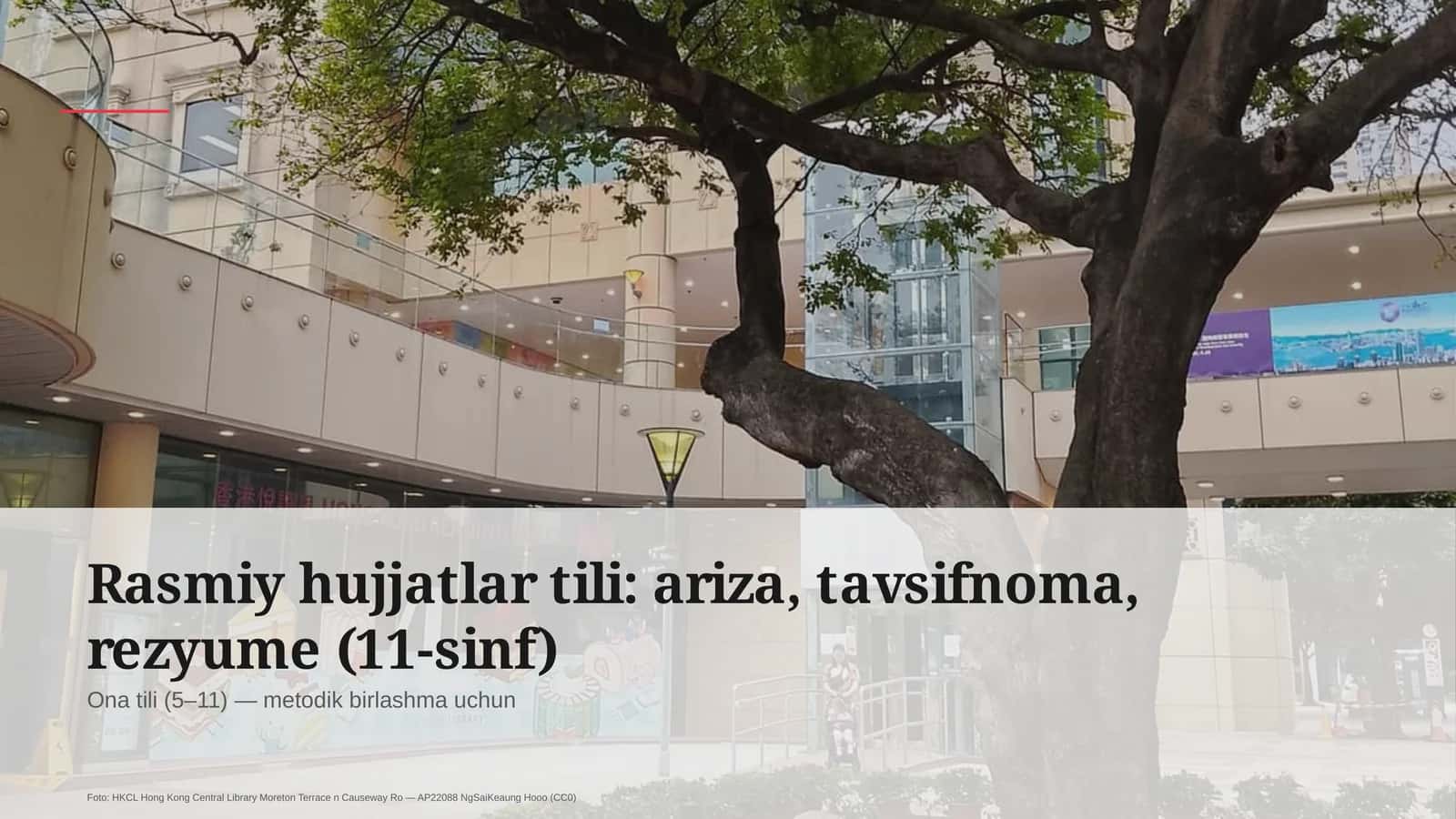 Ona tili (5–11) — metodik birlashma uchun
