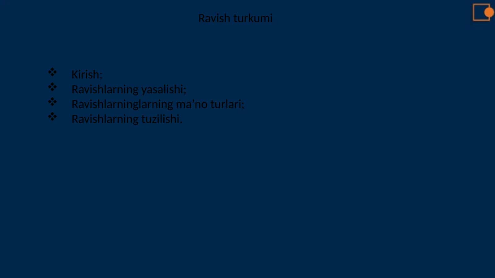 Ravish turkumi