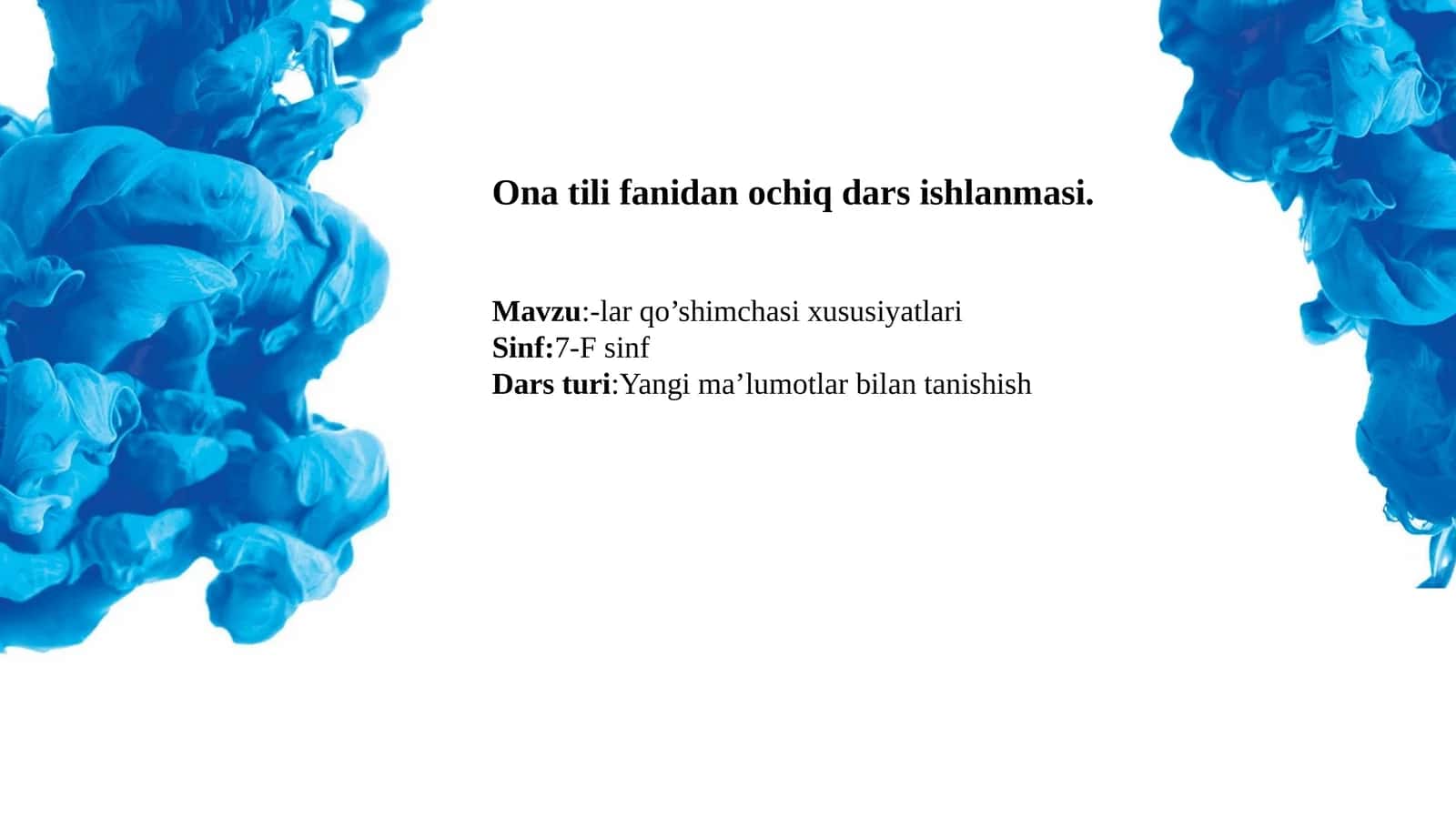 -lar qo’shimchasi xususiyatlari