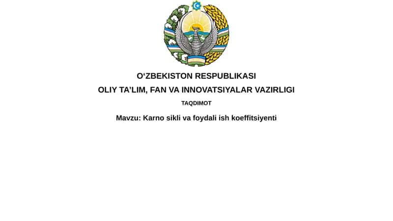Karno sikli: Asoslar va bosqichlar