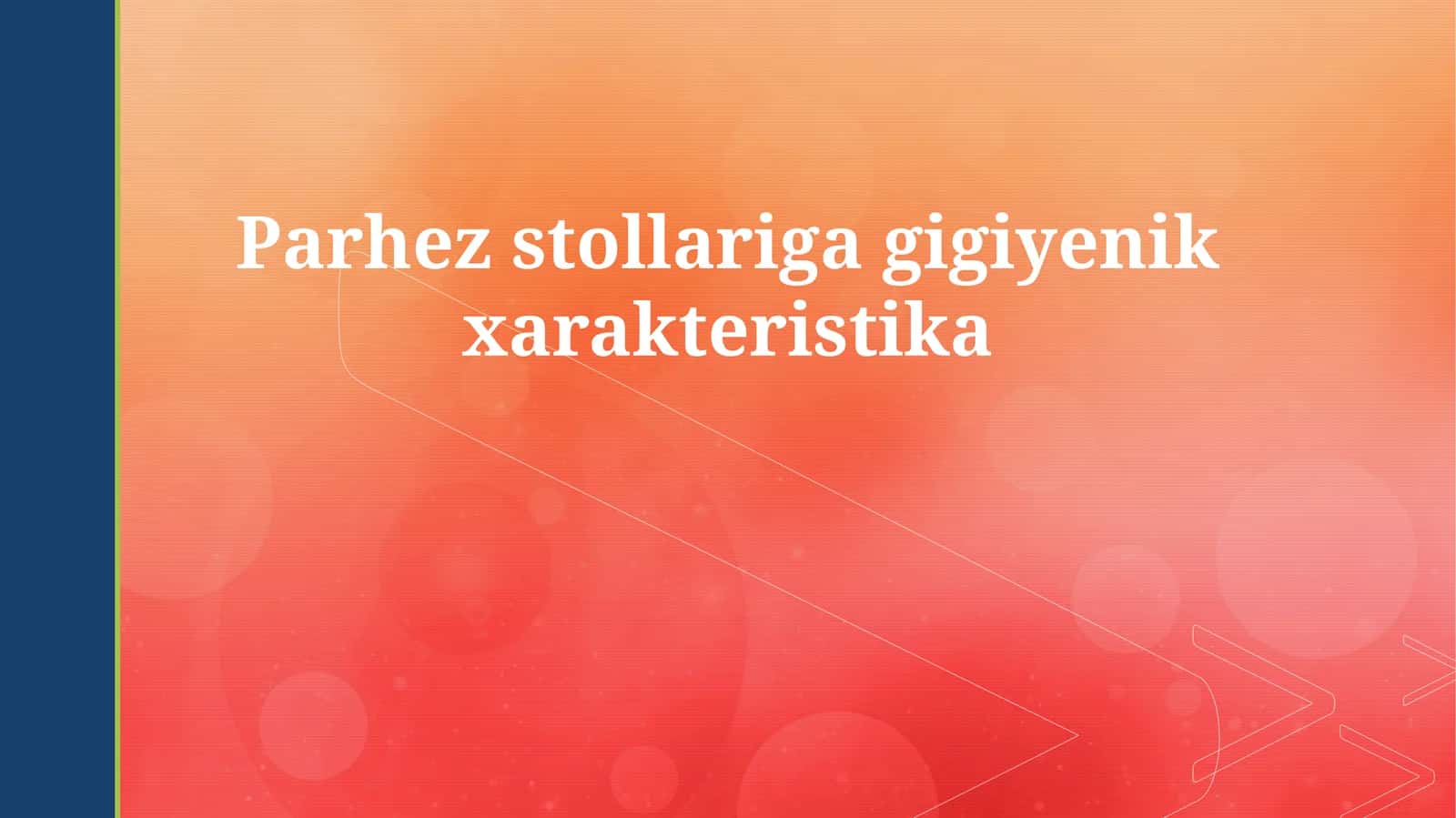 Dietik jadvallar