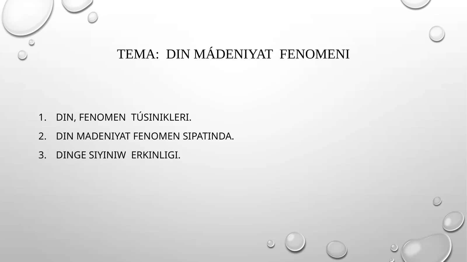din mádeniyat fenomeni