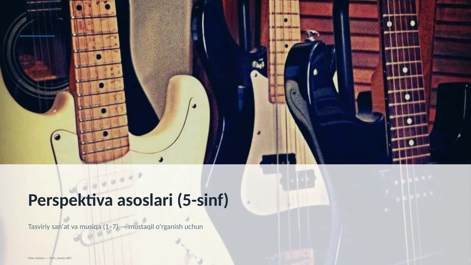 Perspektiva asoslari (5-sinf)