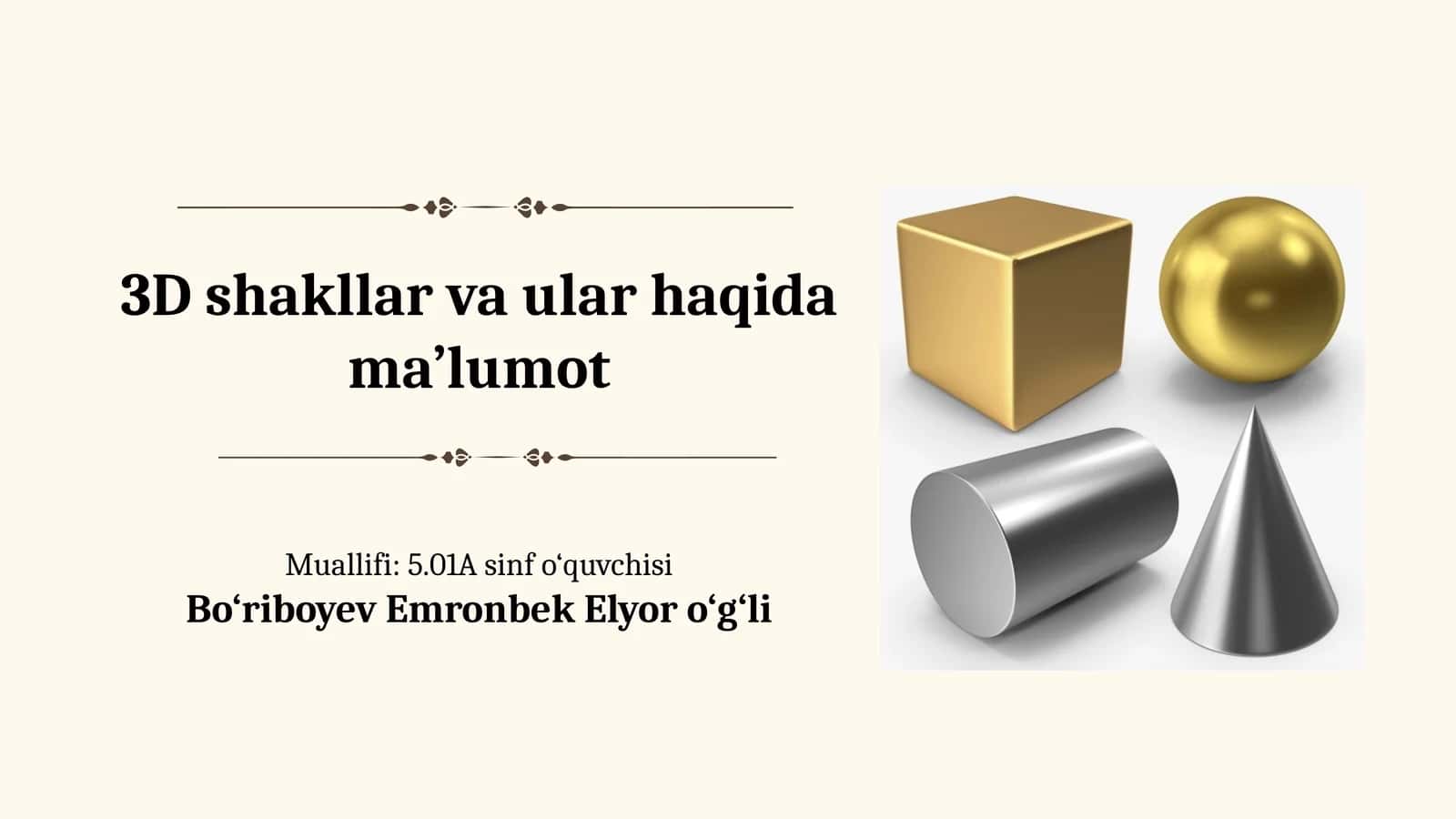3Dshakllarvaularhaqidama’lumot