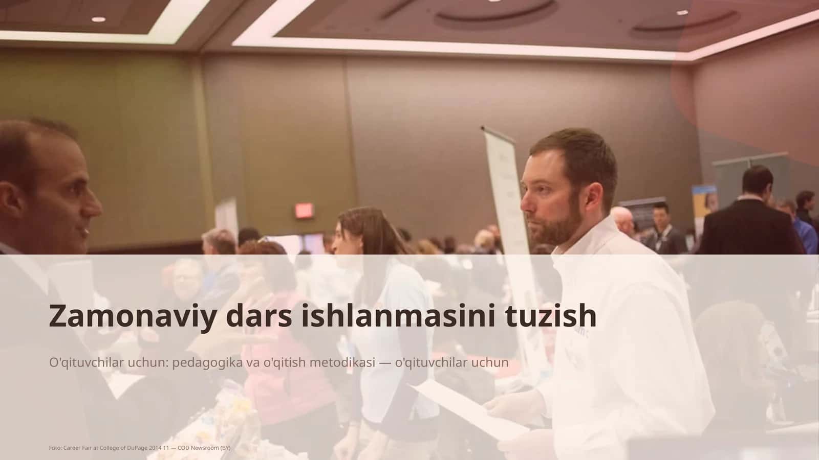 Zamonaviy dars ishlanmasini tuzish