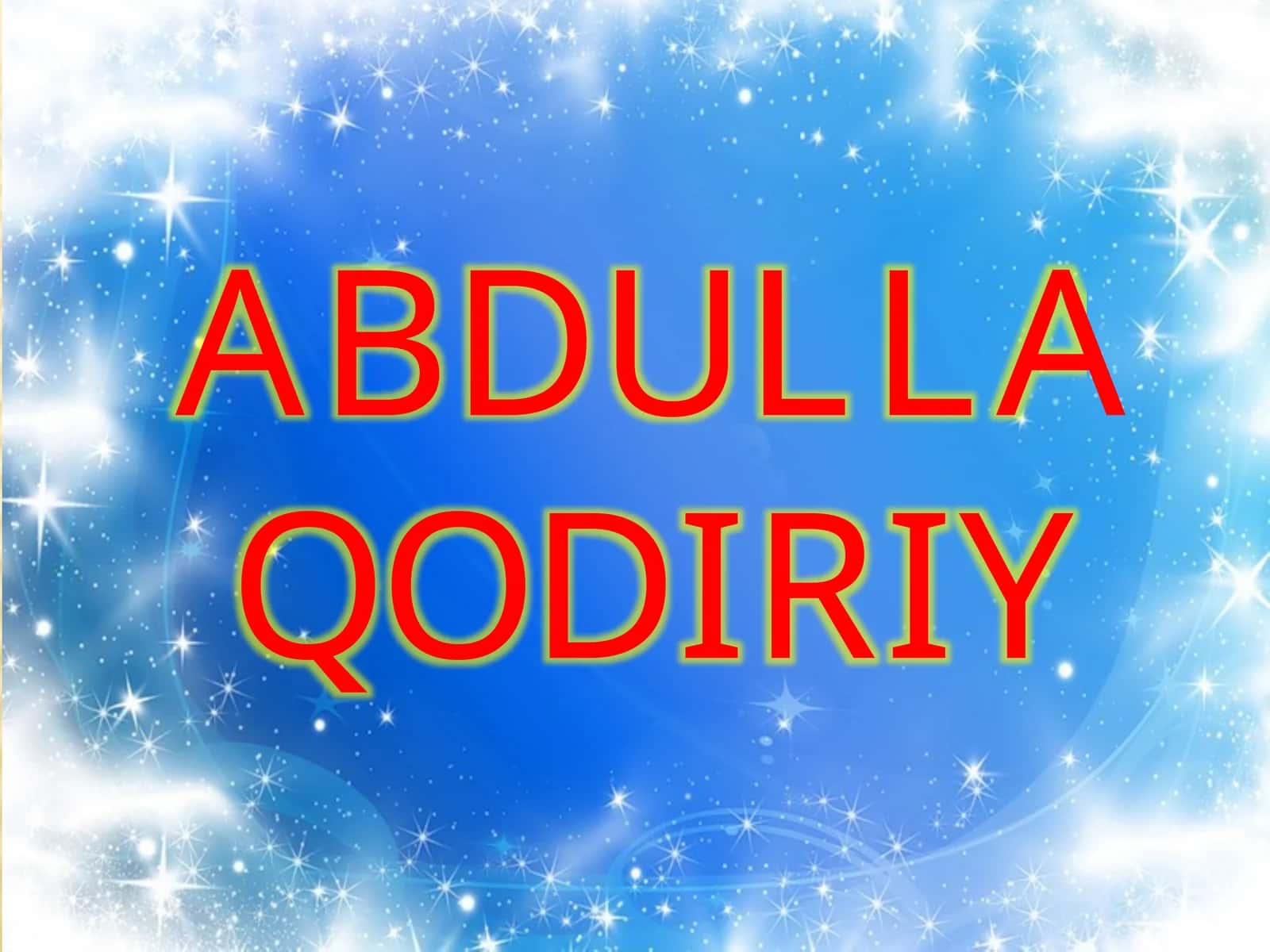 Abdullaqodiriy