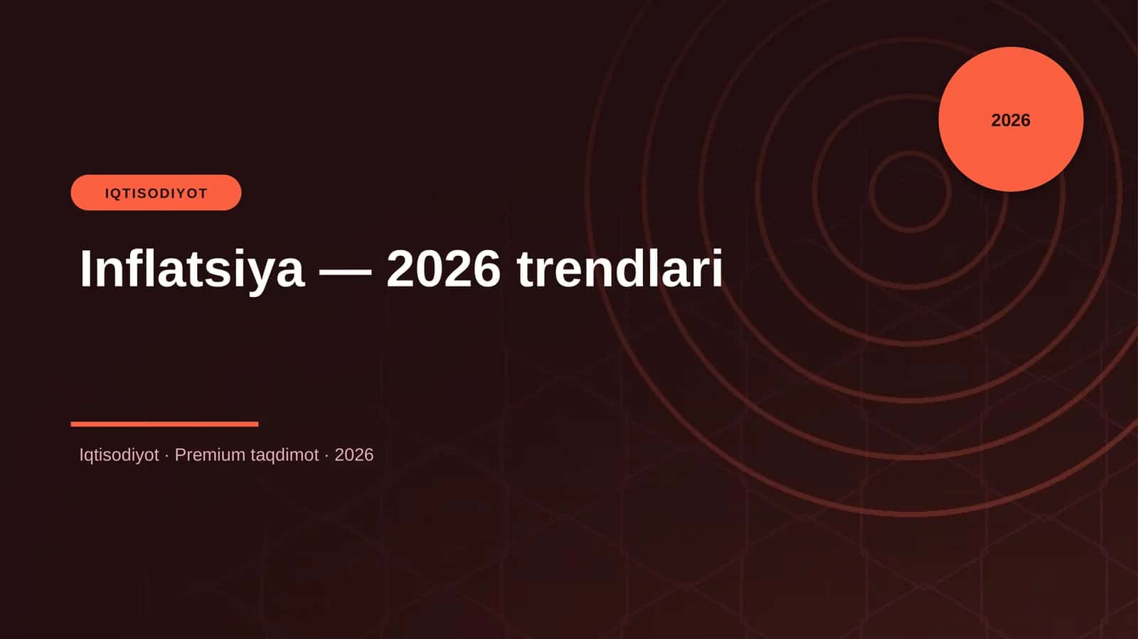 Inflatsiya — 2026 trendlari