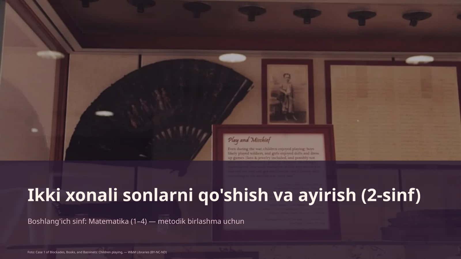 Ikki xonali sonlarni qo'shish va ayirish (2-sinf)