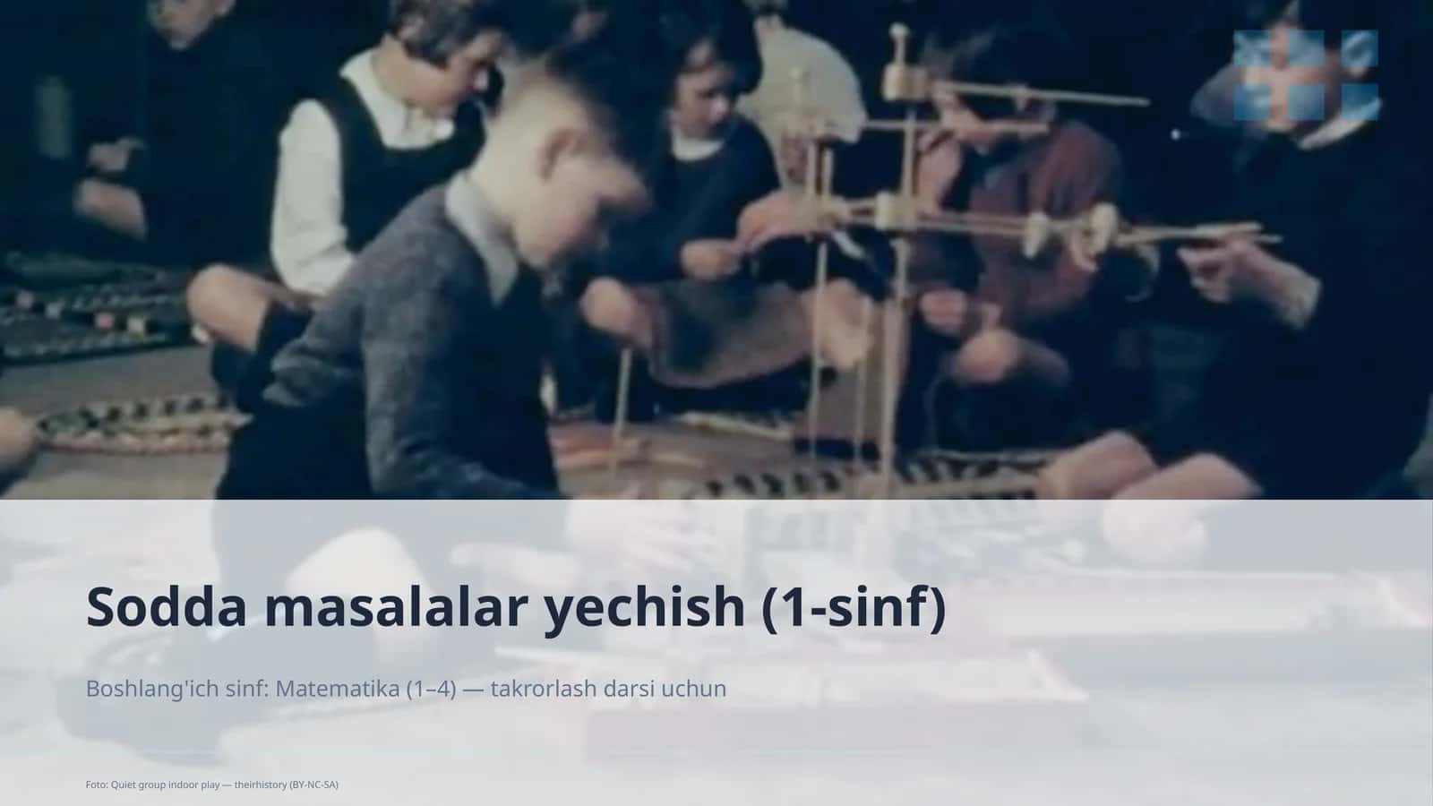 Sodda masalalar yechish (1-sinf)