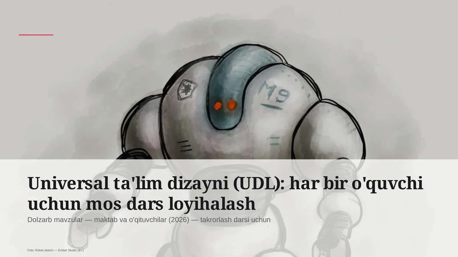 Universal ta'lim dizayni (UDL)