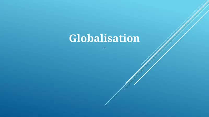 Globalisation