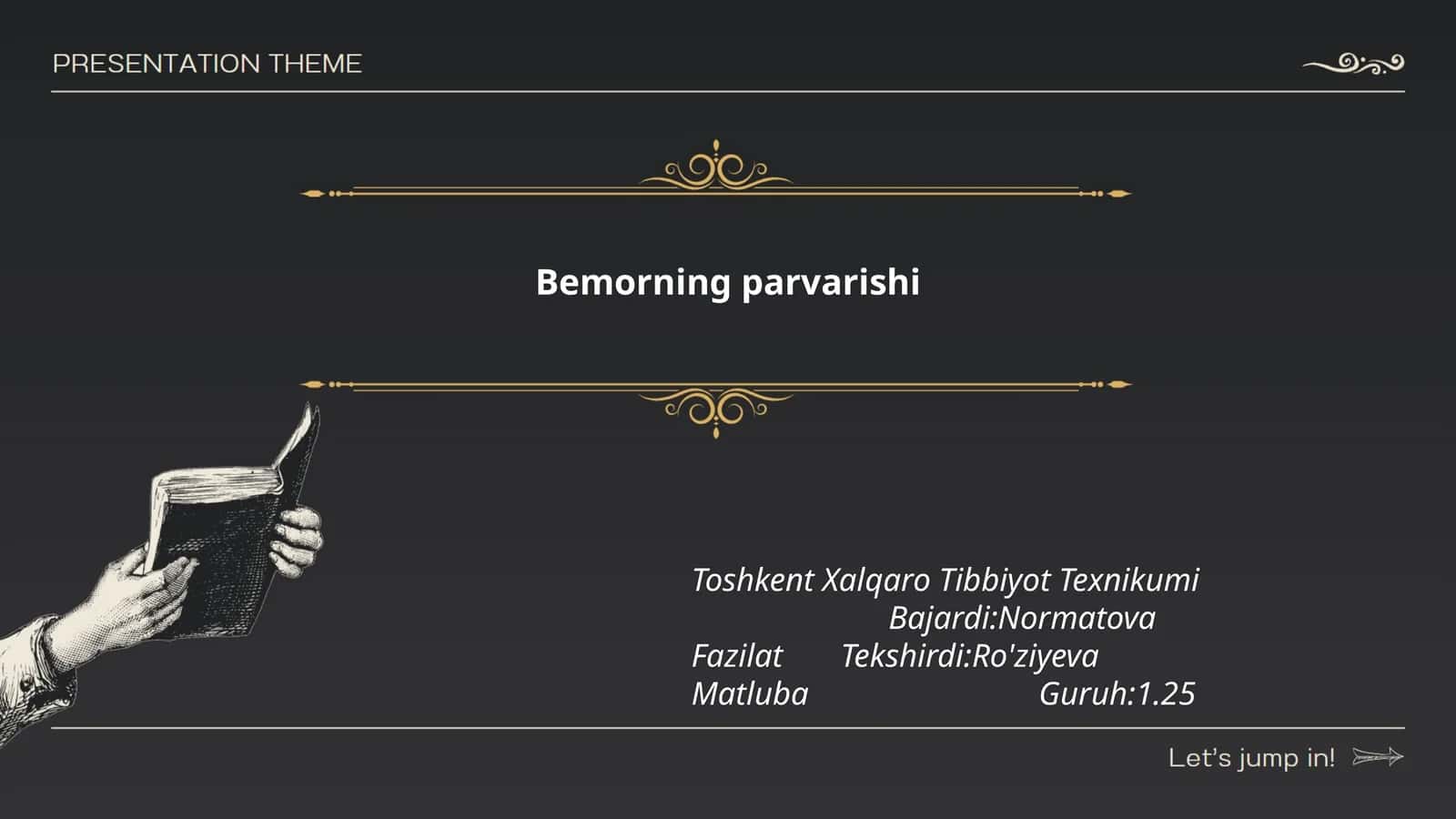 Bemorning parvarishi