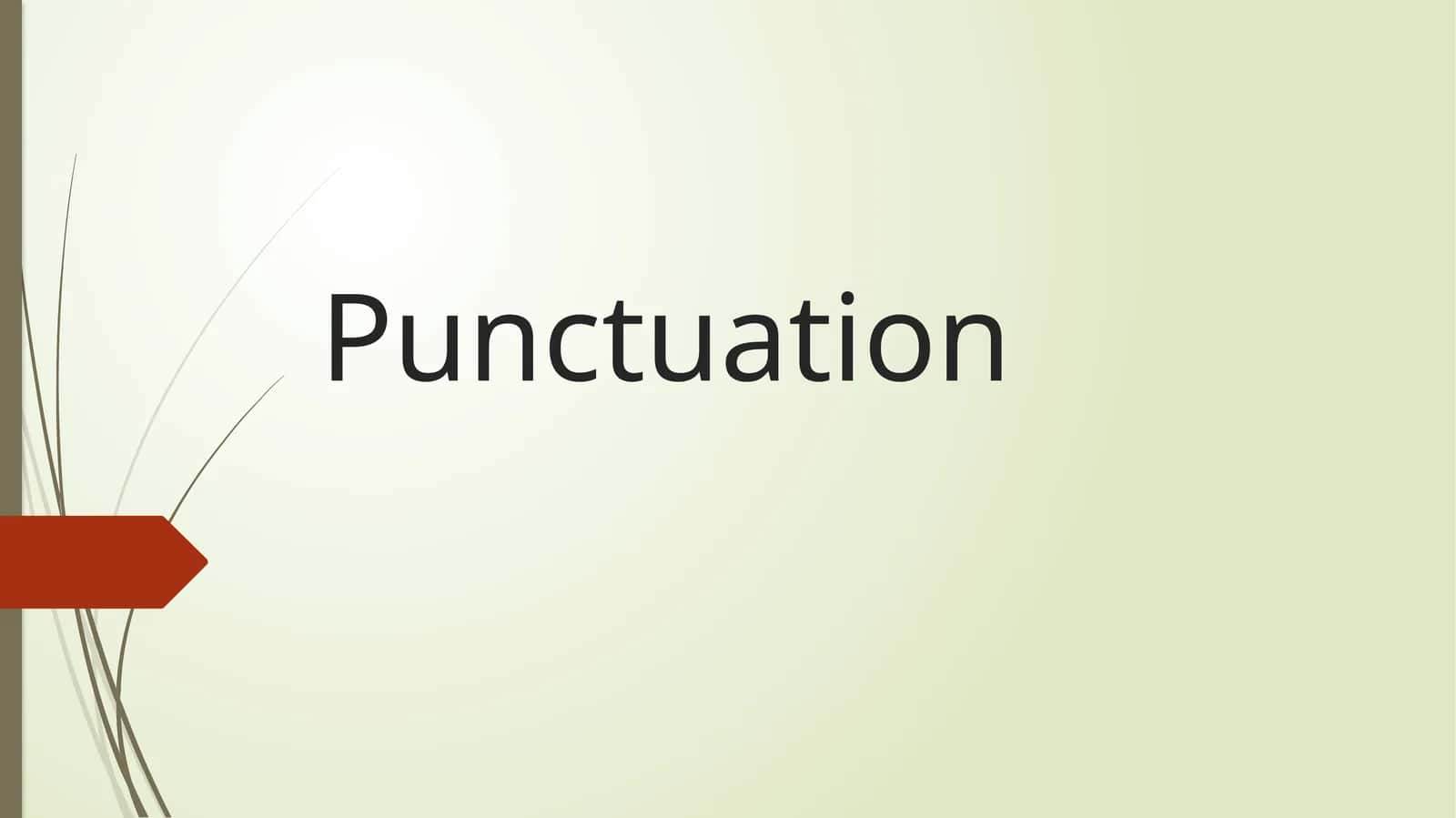 Punctuation