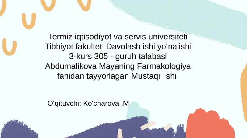 Virusga qarshi vositalar