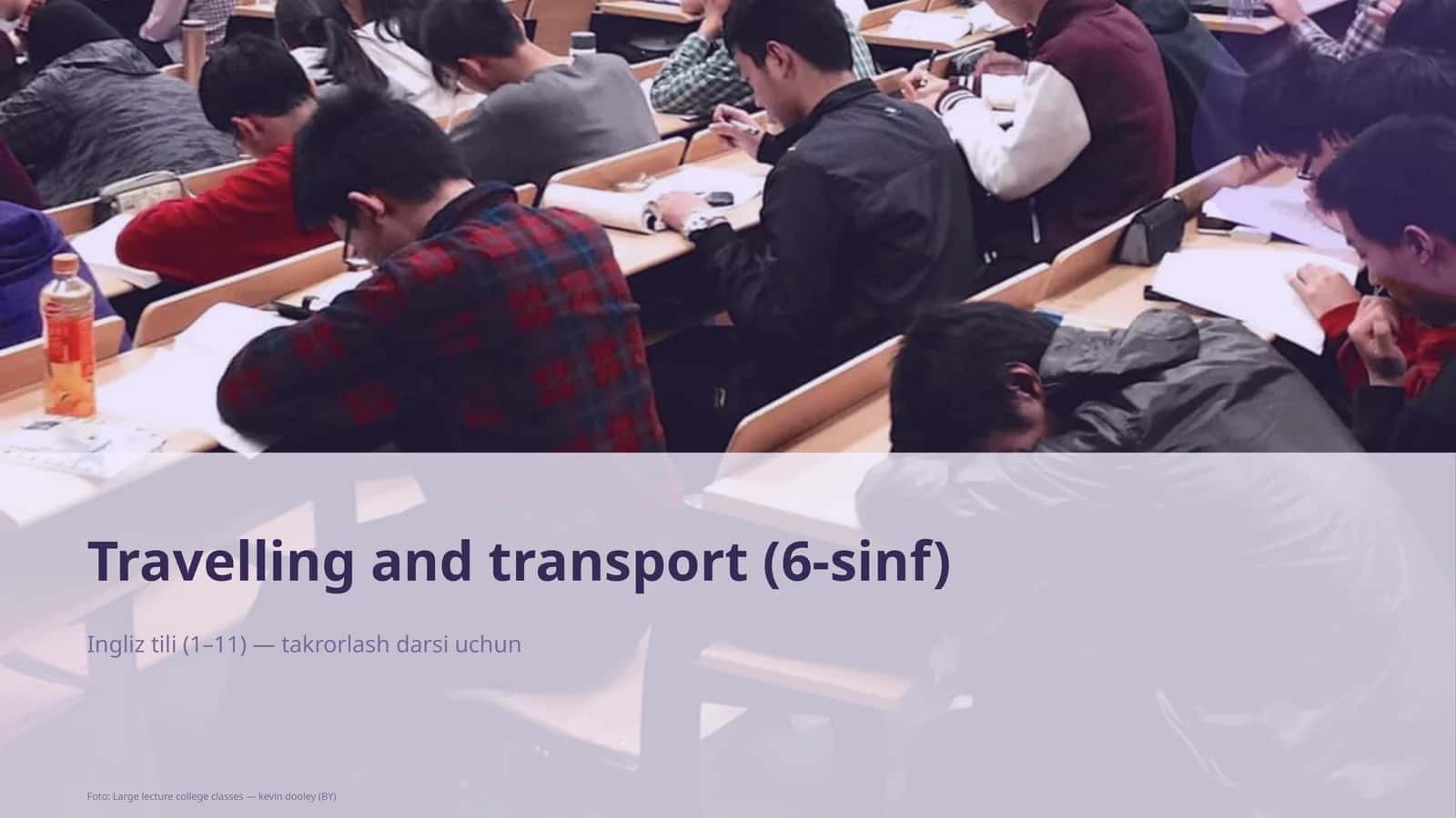 Ingliz tili (6-sinf)