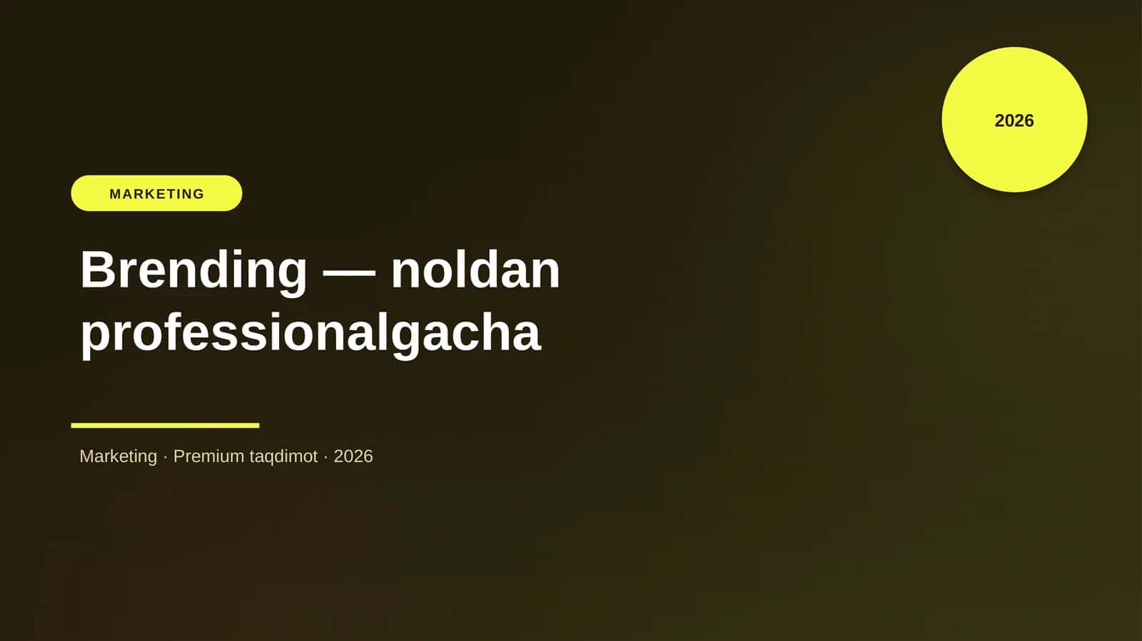 Brending — noldan professionalgacha