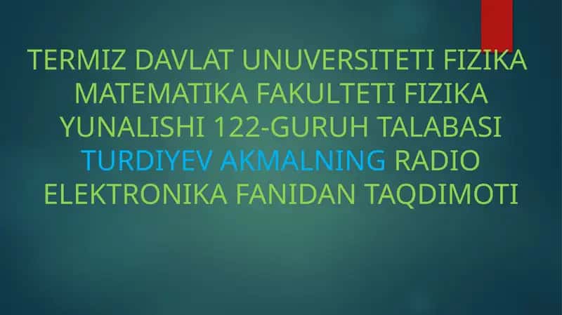 Tiranzistorlar