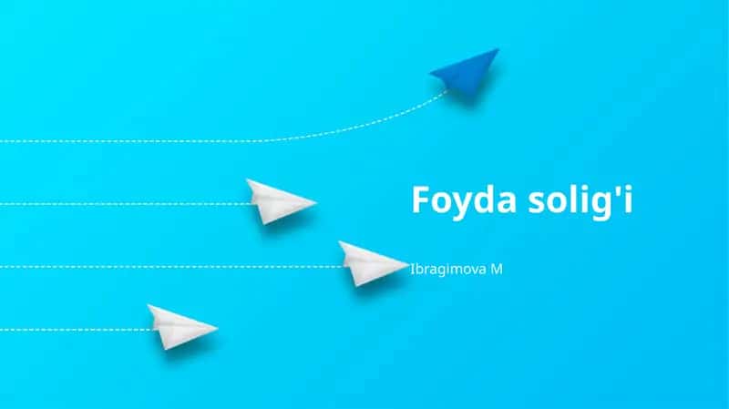 Foyda solig'i