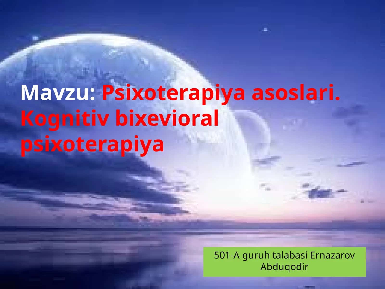 Psixoterapiya