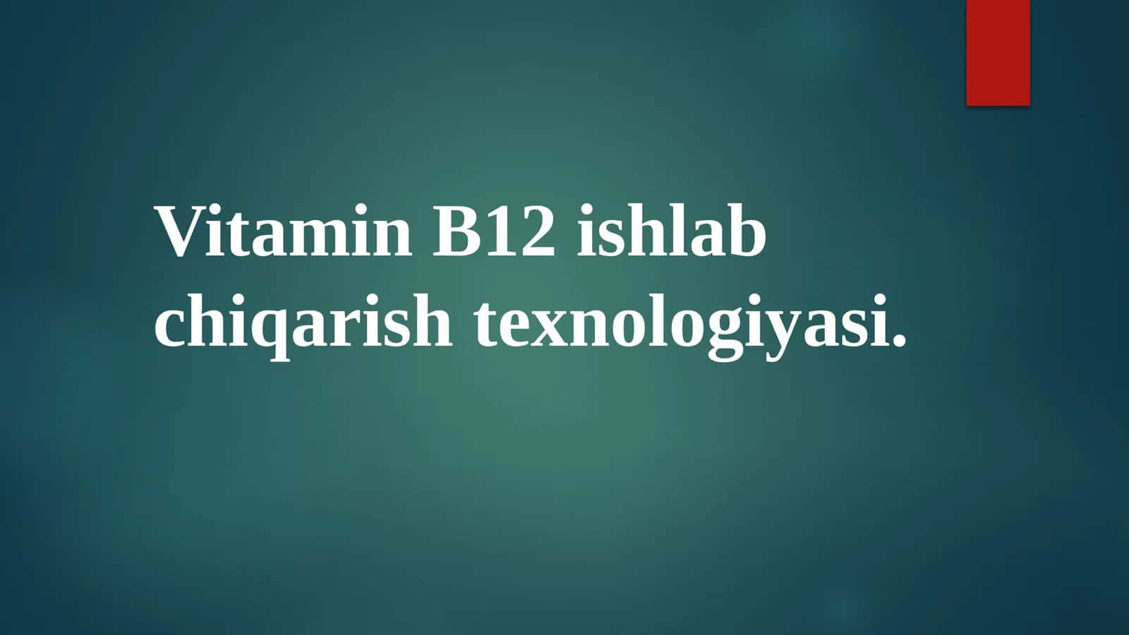 B12 vitamini